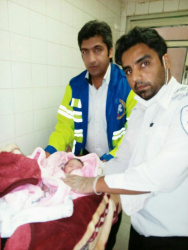 تولد درآمبولانس  با اقدام موثر تکنسین های اورژانس115 زابل